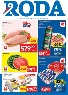 Roda katalog - pregled Roda kataloga - važi od 23.07.2026