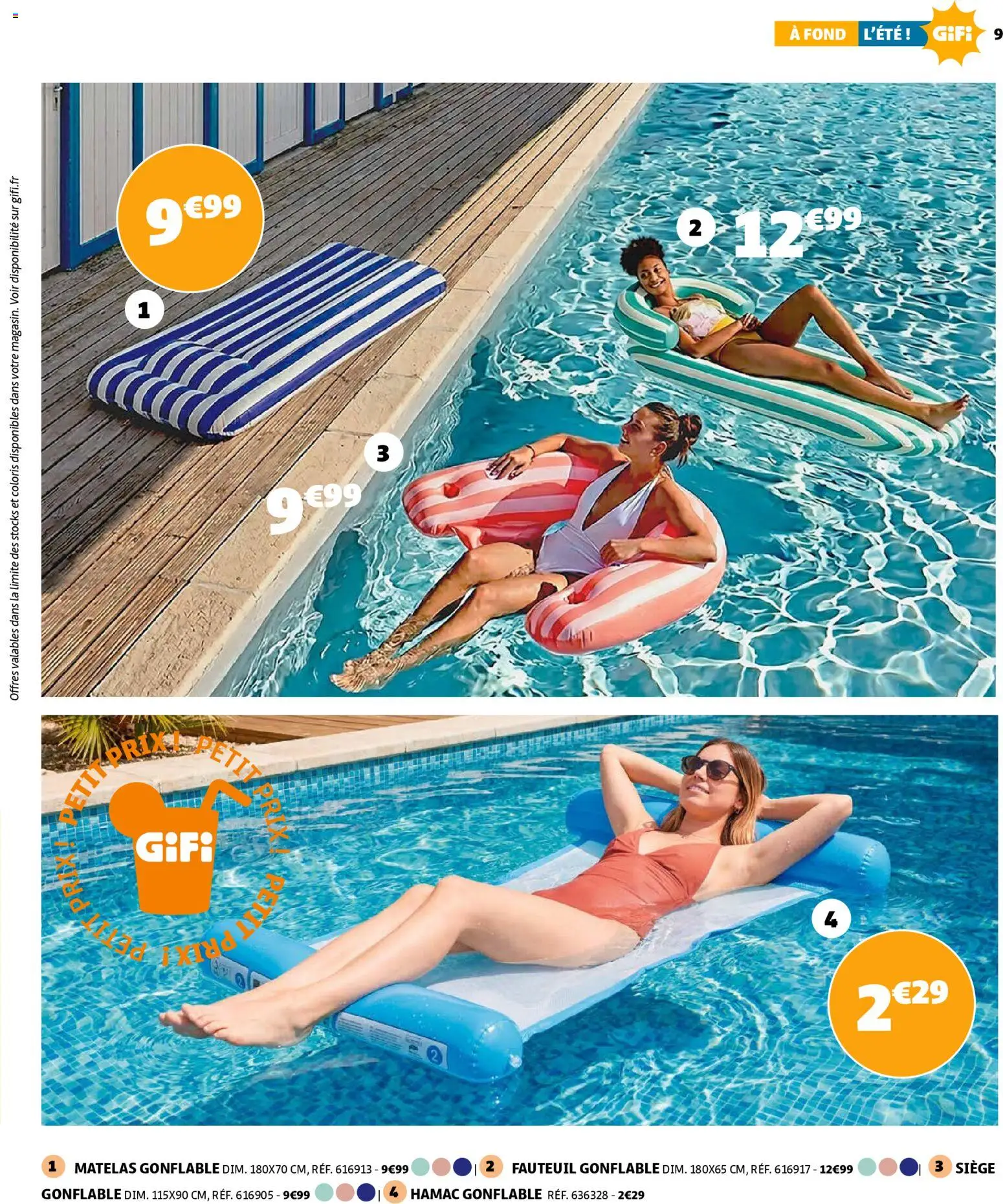 {H1} | Page: 9 | Produits: Hamac, Matelas gonflable, Matelas, Fauteuil