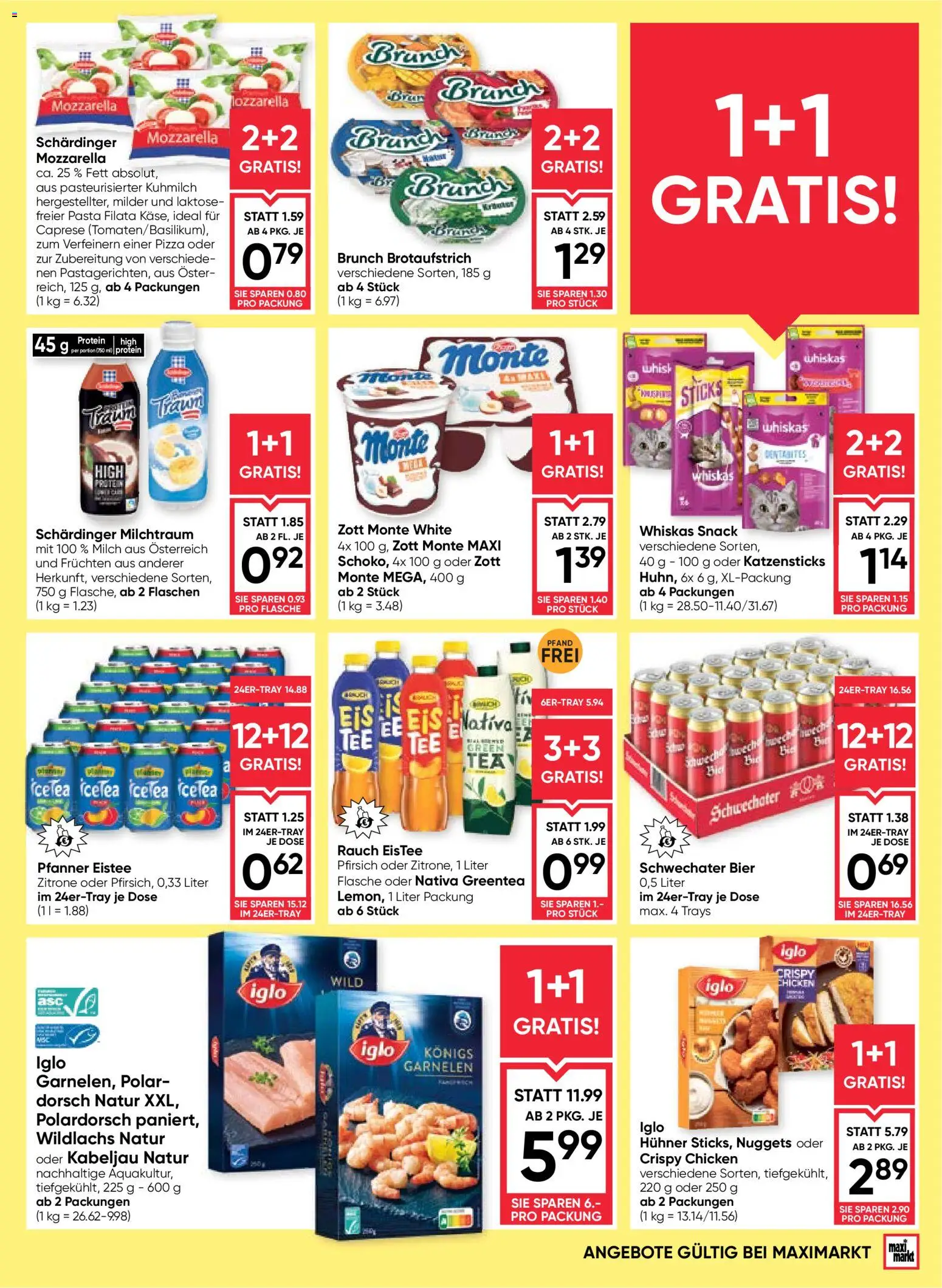 Maximarkt Flugblatt gültig ab 24.09.2026 | Seite: 5 | Produkte: Pasta, Zitrone, Milch, Bier