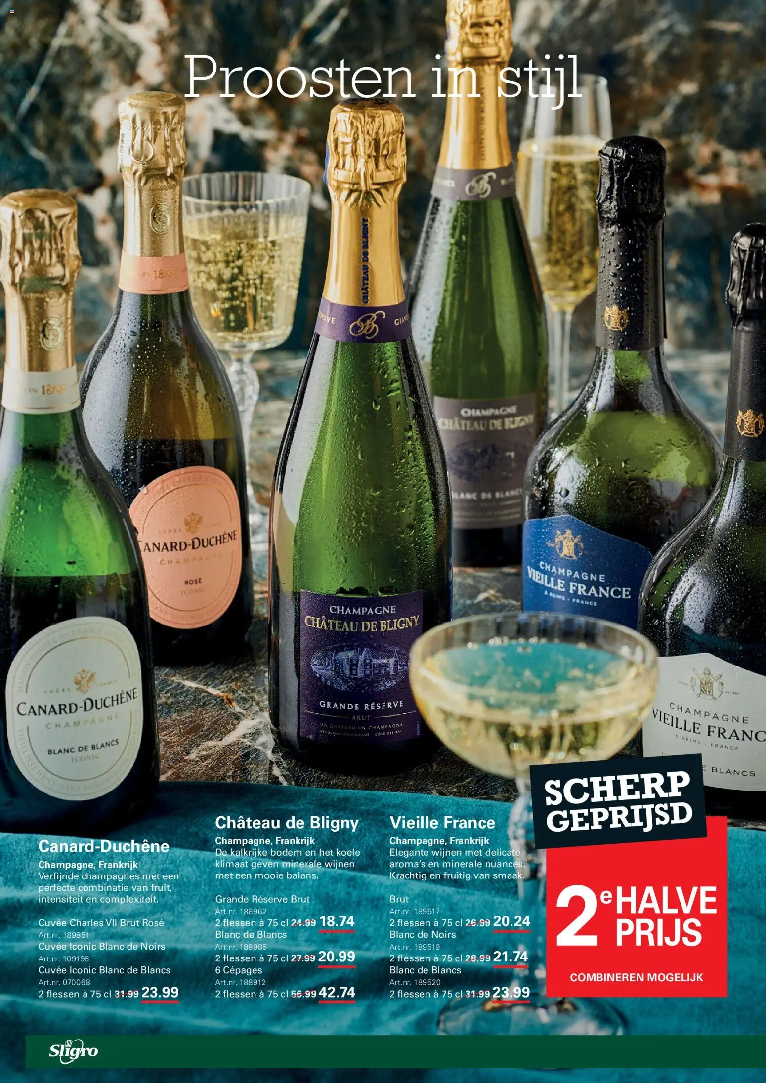 {H1} | Pagina: 4 | Producten: Champagne, Bal