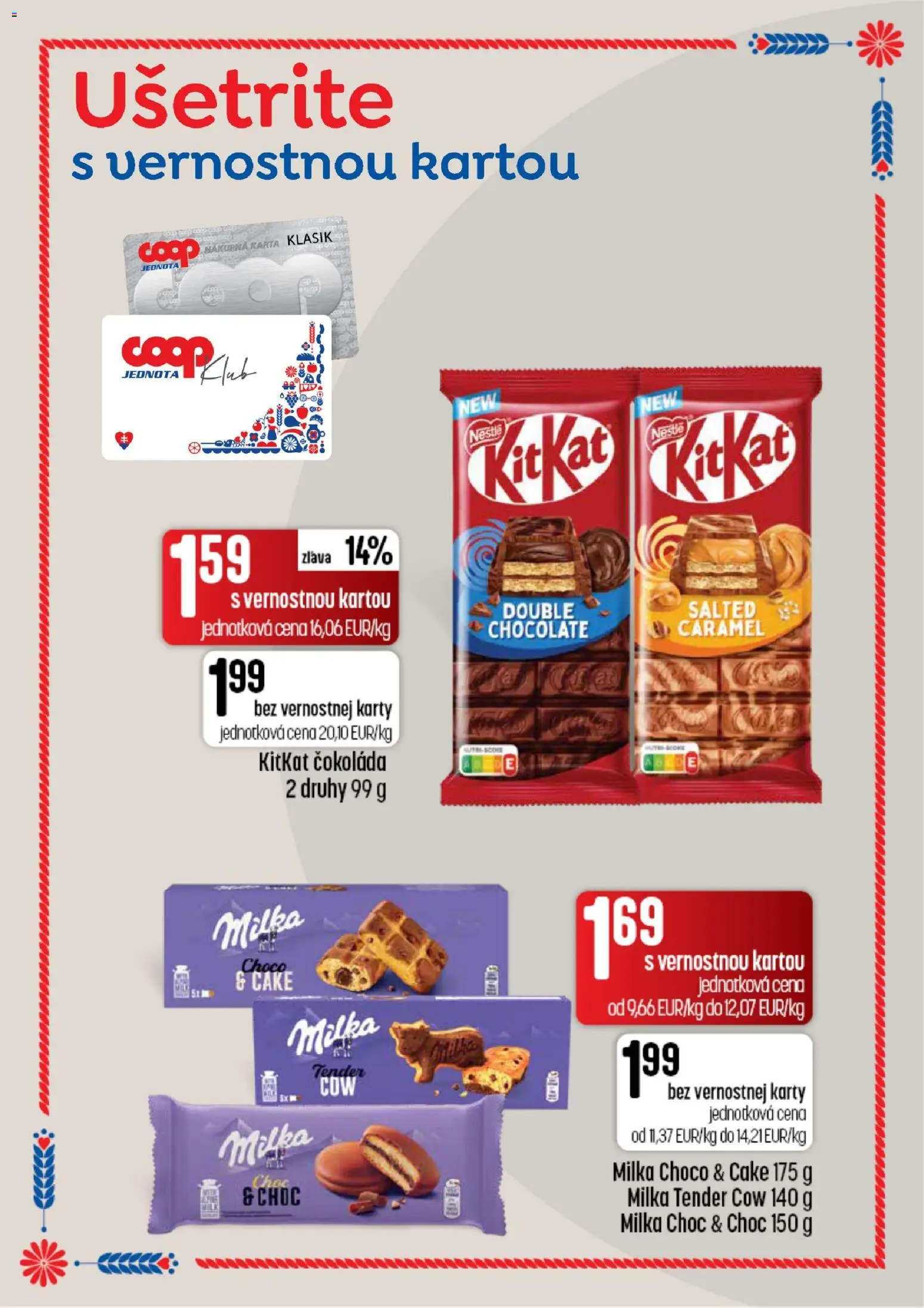 Nové COOP Jednota akcie – leták je platný od 10.09.2026 | Strana: 32 | Produkty: Čokoláda, Milka