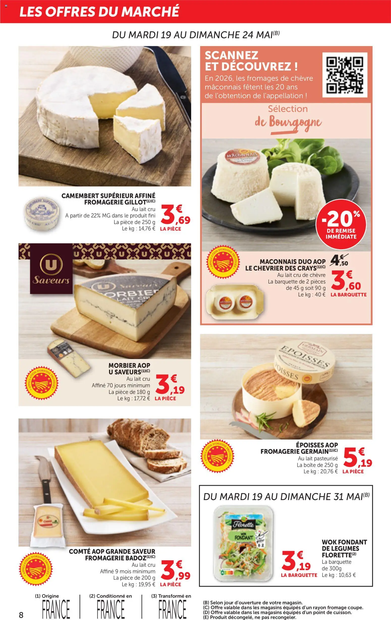 {H1} | Page: 8 | Produits: Morbier aop, Époisses, Lait, Fromage