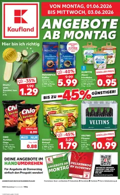 Náhled letáku Kaufland Německo leták - Angebote ab Montag od 01.06.2026