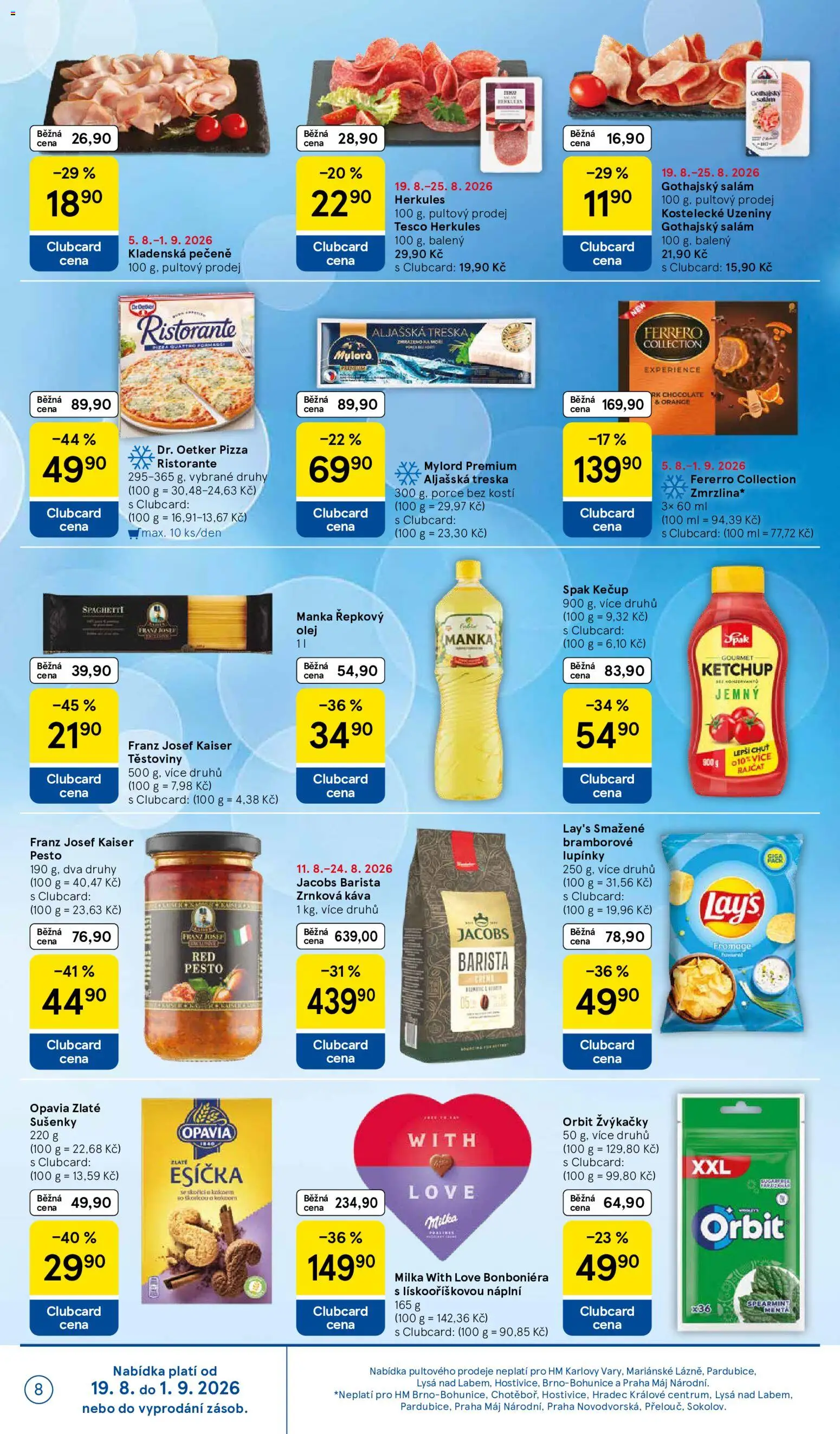 Tesco leták - Hypermarket od 19.08.2026 | Strana: 8