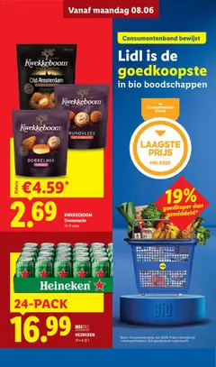 HEINEKEN 24-PACK, A 24-pack of Heineken beer cans, each 0.33 liters. - Voorbeeld van een folder van Lidl, geldig van 08.06.2026 | Pagina: 5