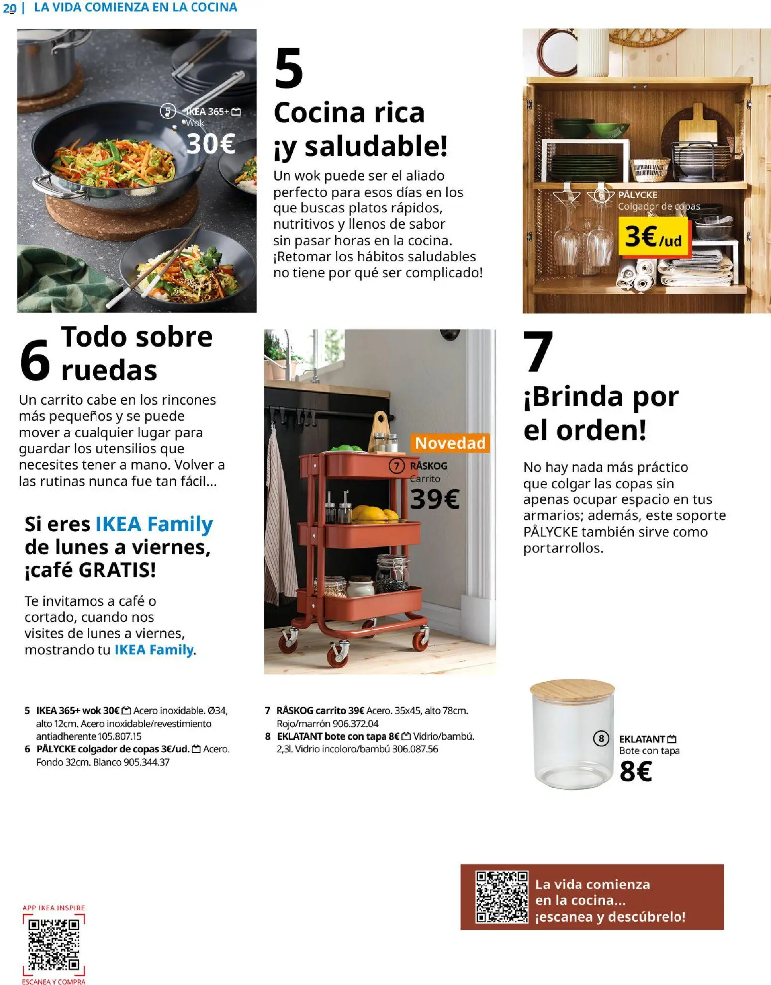 IKEA - IKEA Family Magazine │ válido desde el 01/07/2026 | Página: 20 | Productos: Café, Té, Cocina