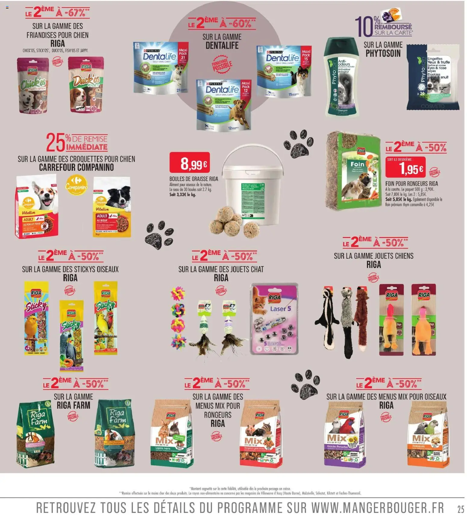 {H1} | Page: 25 | Produits: Jouets, Poulet, Croquettes pour chien, Thym