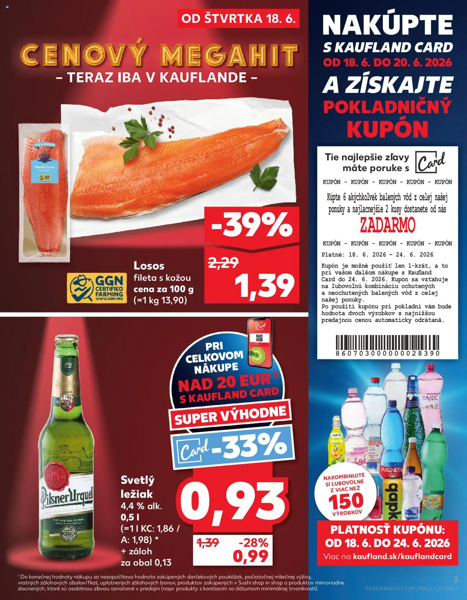 Nové Kaufland akcie – leták je platný od 18.06.2026 | Strana: 3