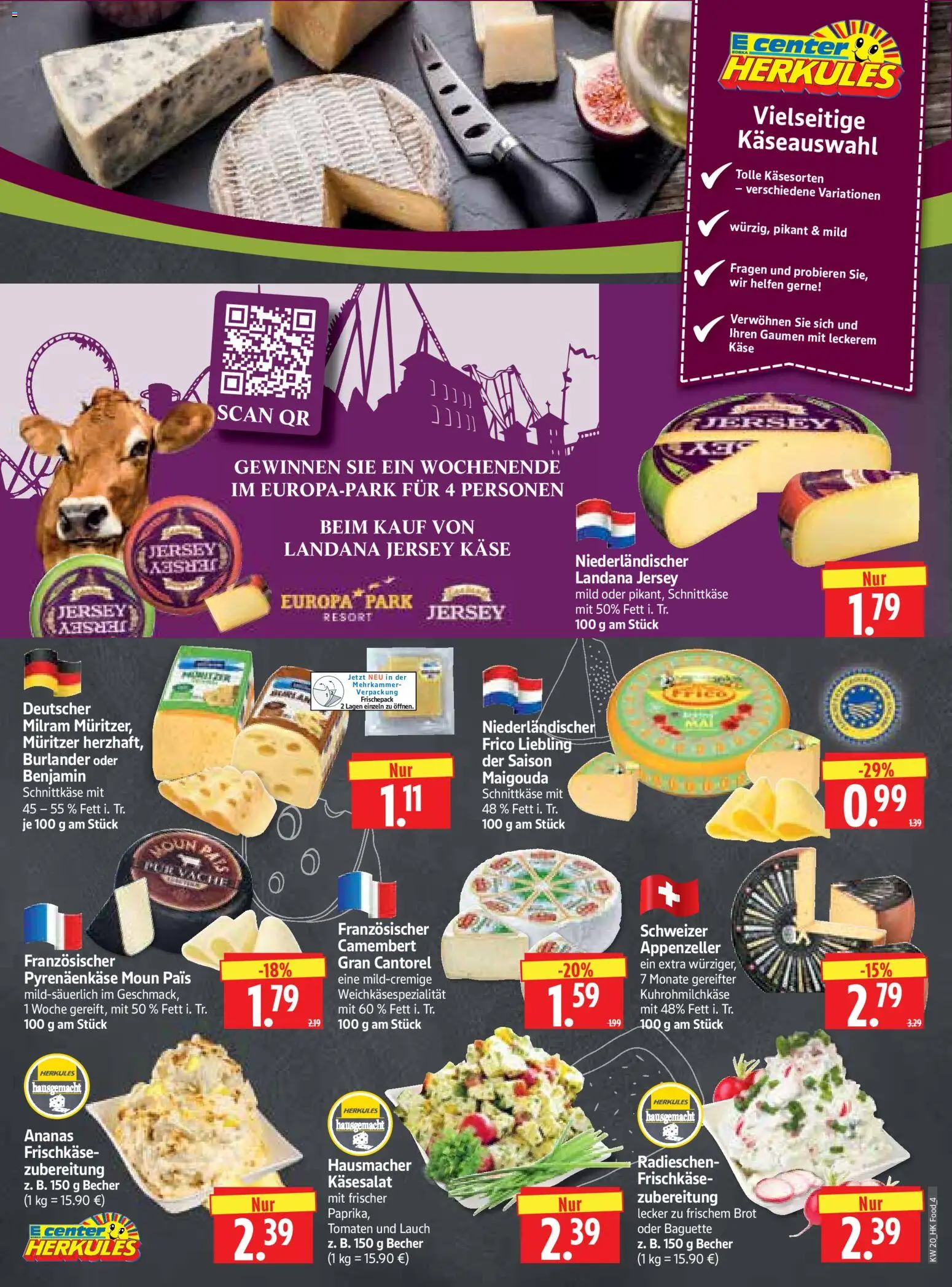 HERKULES Prospekt 	 – gültig ab 11.05.2026 | Seite: 4 | Produkte: Ananas, Tomaten, Milram, Frischkase