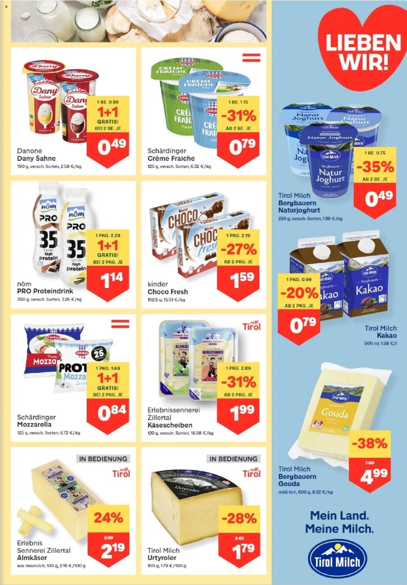 MPREIS Absam gültig ab 18.06.2026 | Seite: 5 | Produkte: Sahne, Milch, Creme, Joghurt