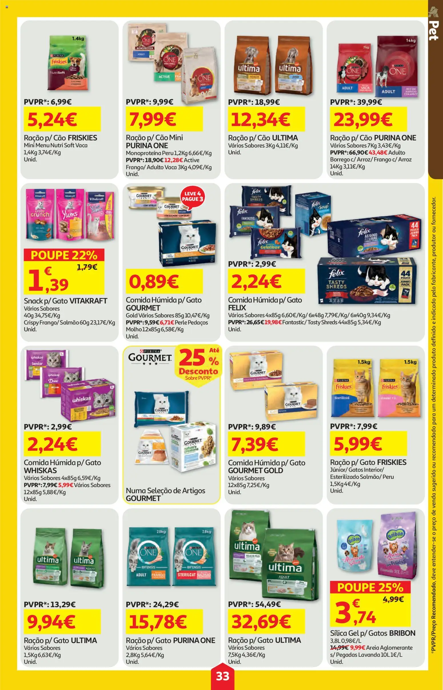 Auchan folheto │ válido de 07.05.2026 | Página: 33 | Produtos: Areia, Frango, Peru, Salmão