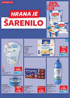 MG Mivela Mineralna voda, MG Mivela Mineralna voda gazirana ili blago gazirana - Pregled kataloga iz trgovine Kaufland, vrijedi od 30.09.2026 | Stranica: 8