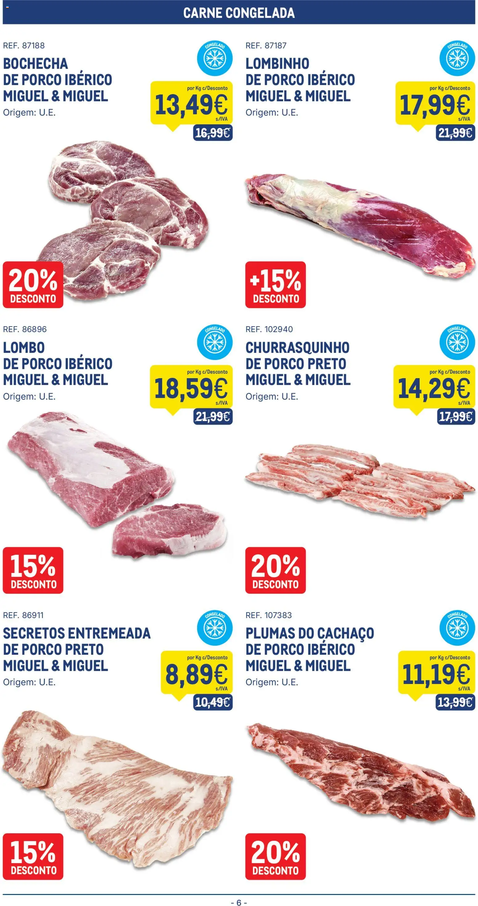 Makro folheto │ válido de 06/10/2026 | Página: 6 | Produtos: Cachaço de porco, Entremeada, Lombo, Carne