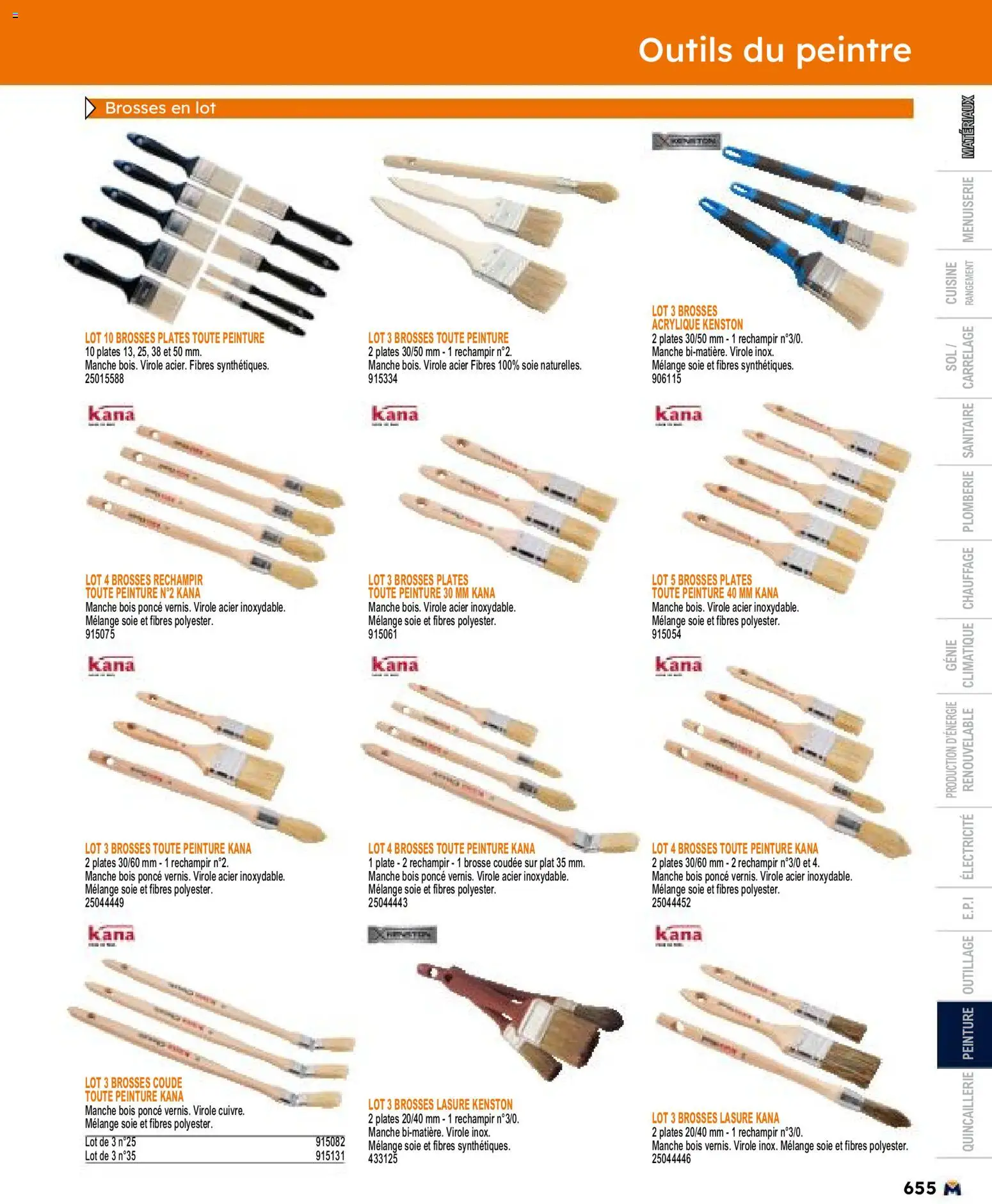 {H1} | Page: 655 | Produits: Brosse