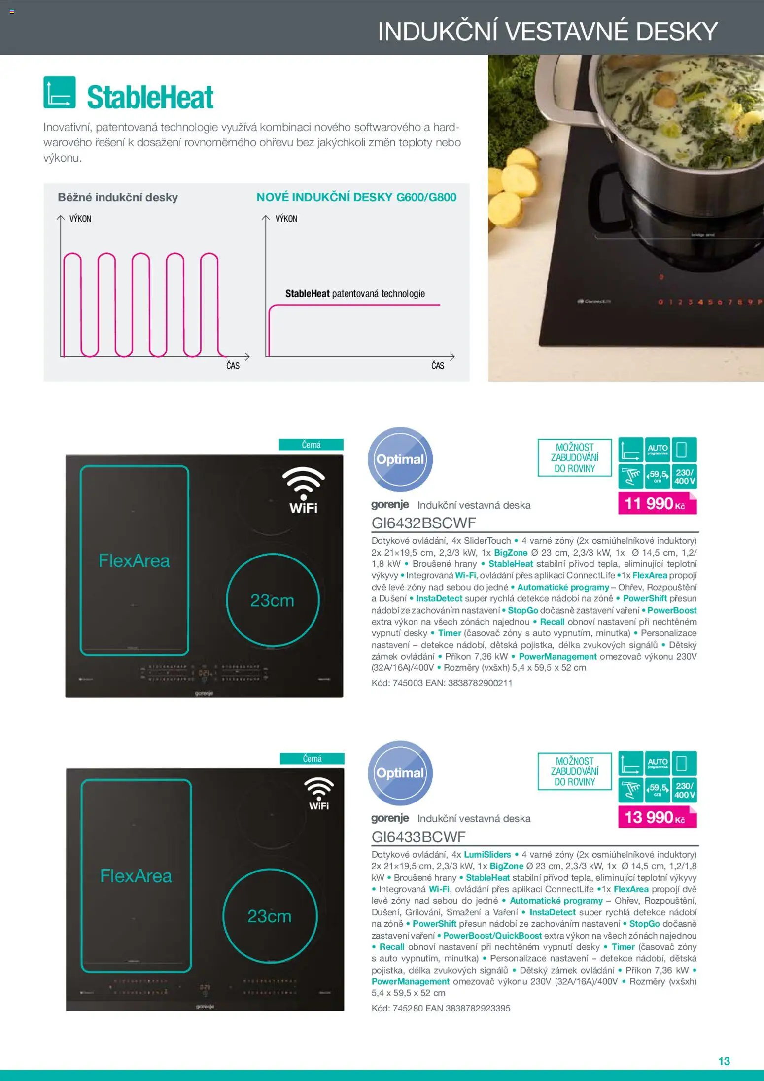 Möbelix leták - Gorenje od 01.01.2026 | Strana: 13 | Produkty: Nádobí, Minutka, Časovač, Desky