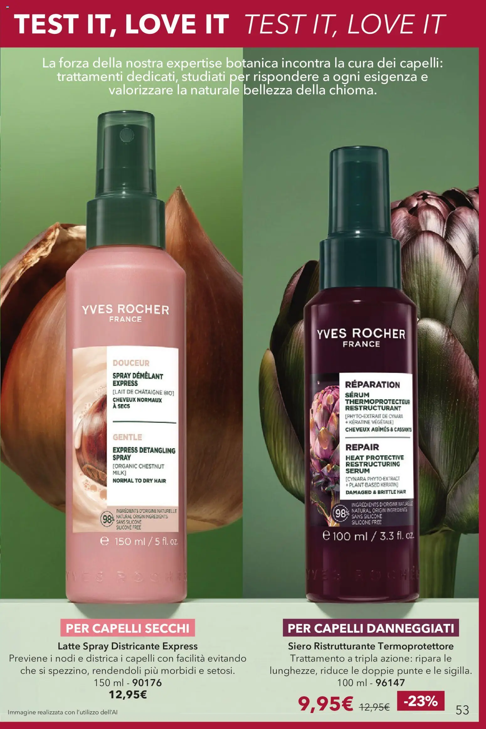 Volantino Yves Rocher del 24/09/2026 | Pagina: 53 | Prodotti: Latte, Silicone
