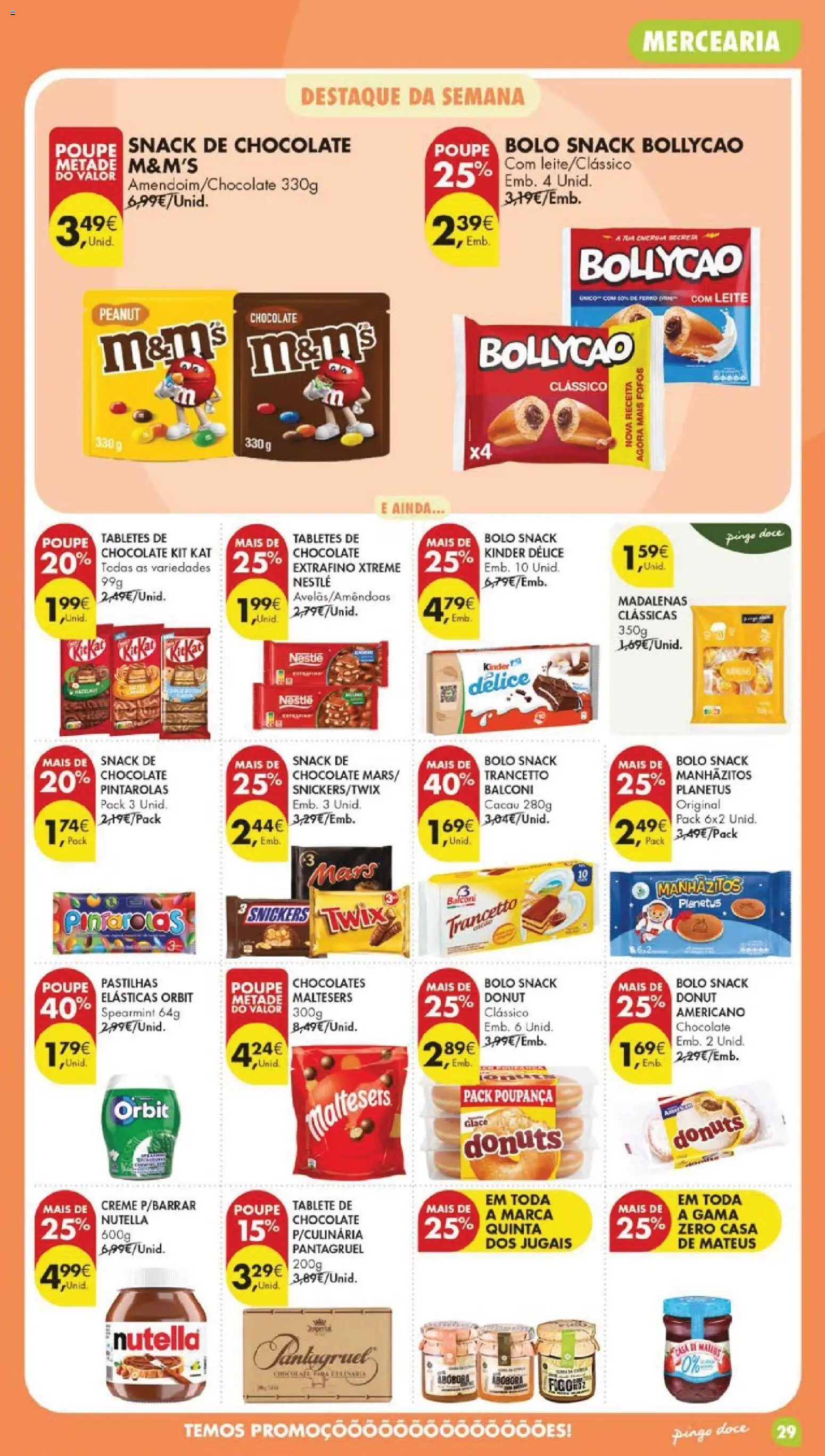 Pingo Doce folheto │ válido de 05.05.2026 | Página: 31 | Produtos: Bolo, Chocolates, Leite, Creme