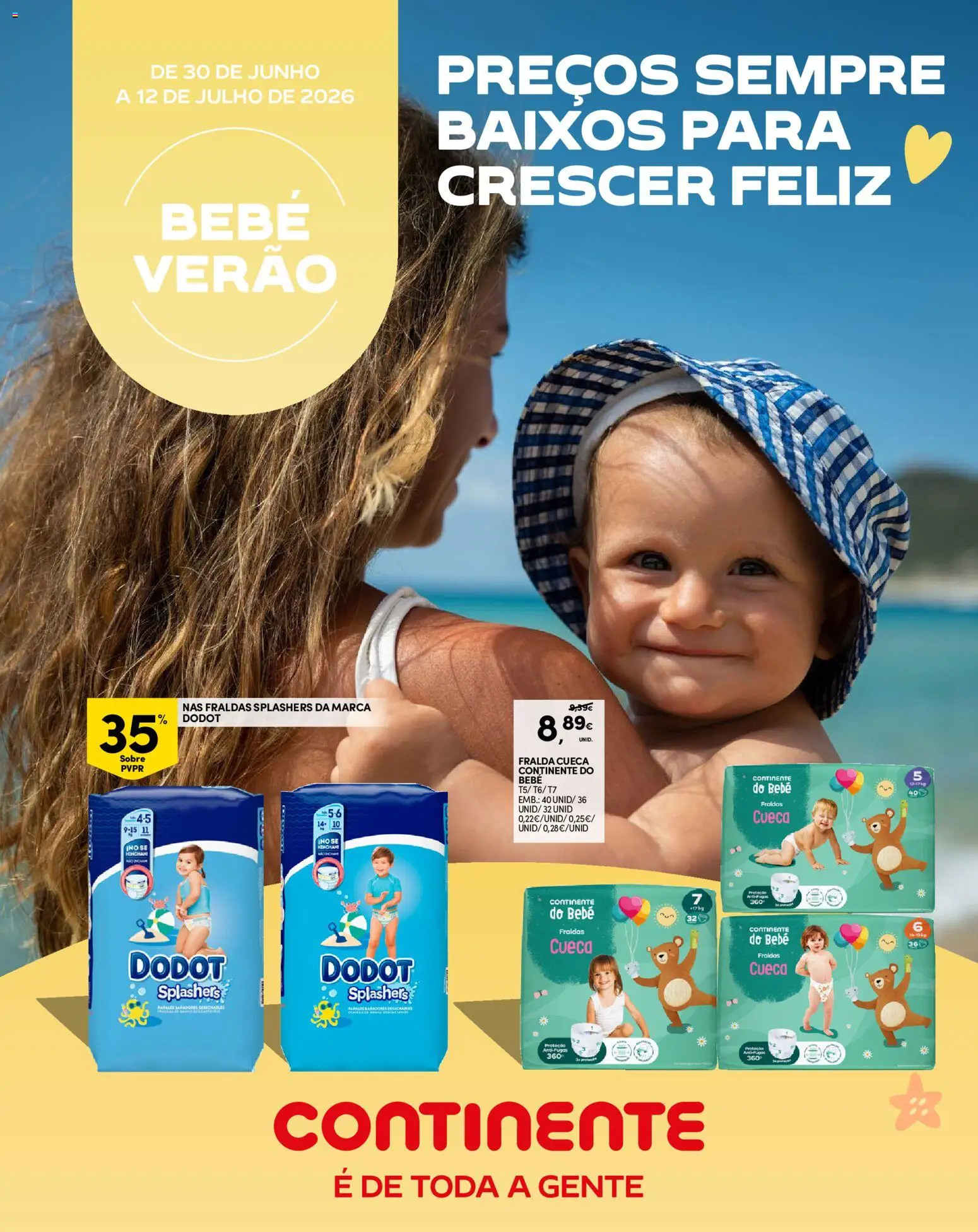 Continente Madeira │ válido de 30/06/2026 | Página: 13 | Produtos: Fraldas