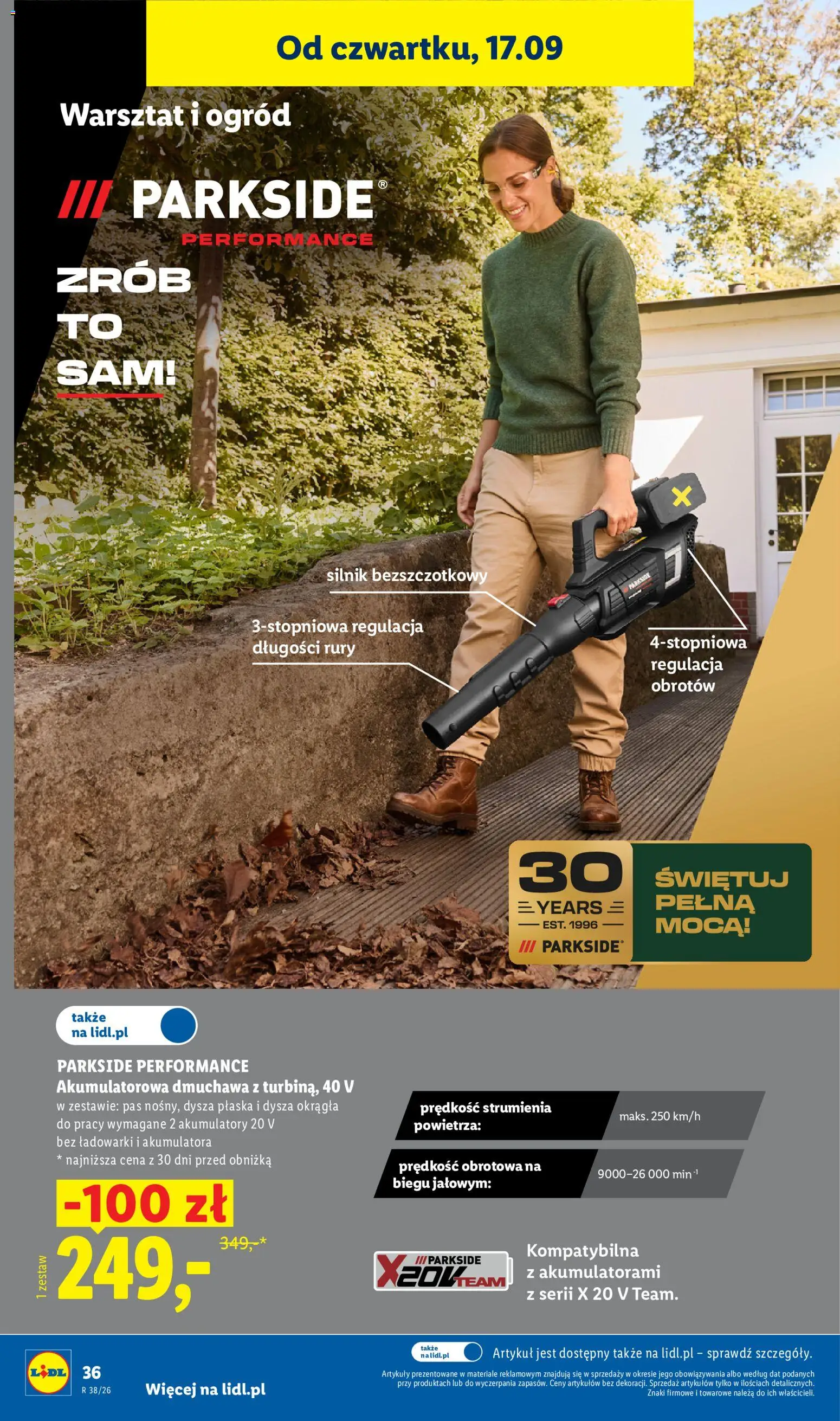 Lidl Polsko katalog od 14.09.2026 | Strana: 44 | Produkty: Parkside