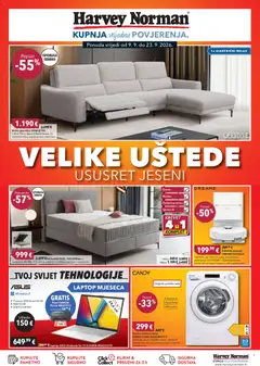 Harvey Norman Katalog - Pregled kataloga iz trgovine Harvey Norman, vrijedi od 09.09.2026