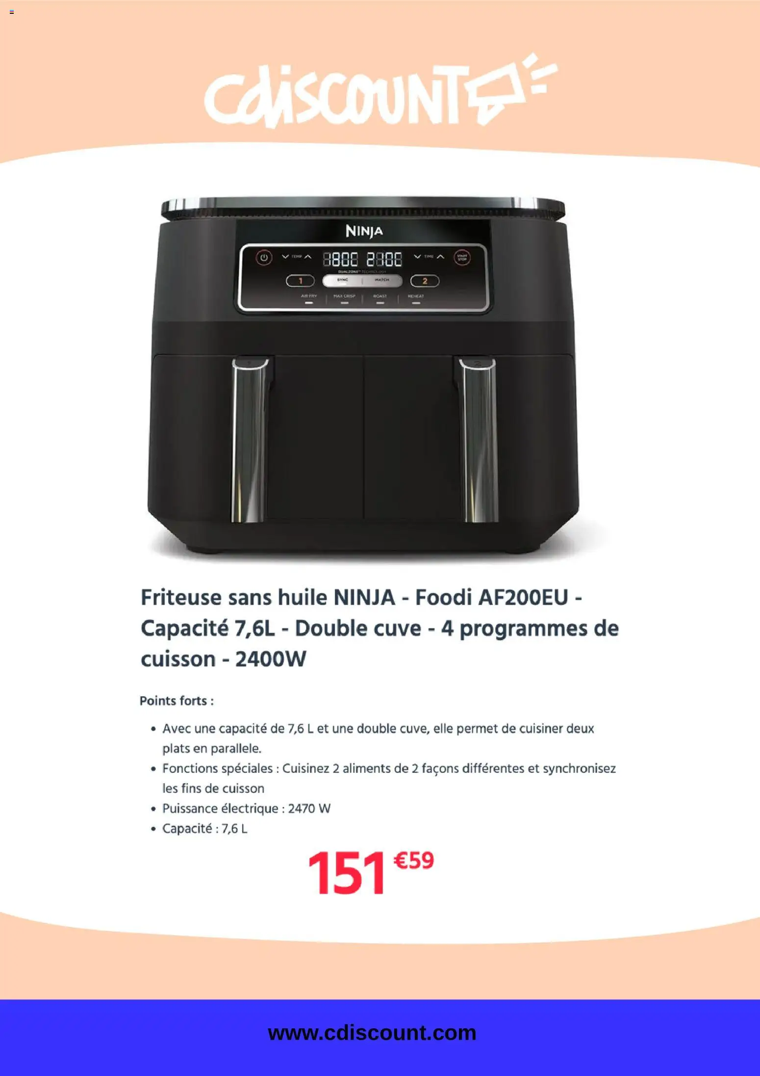 {H1} | Page: 4 | Produits: Ninja foodi, Friteuse sans huile, Huile, Aliments