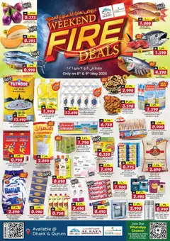 Preview of KM Trading - WEEKEND FIRE DEALS DHANK & QURUM ONLY ON 8th & 9th MAY 2026 valid from 08.05.2026