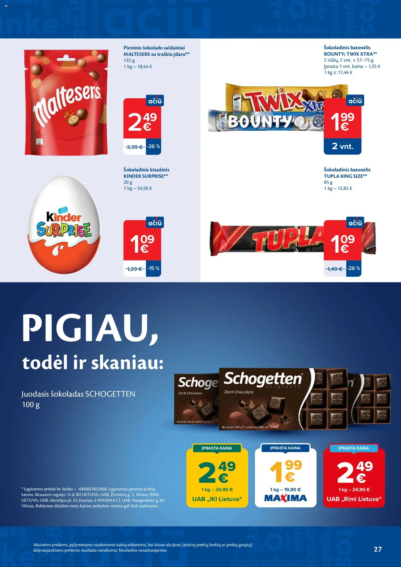 MAXIMA akcijos nuo 2026.09.22 | Puslapis: 27