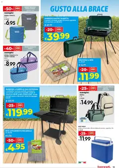Anteprima del volantino bennet volantino Estate valido a partire dal 04/06/2026 | Pagina: 13 | Prodotti: Zaino, Carrello, Griglia, Valigetta