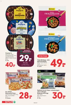 Spar - Tilbudsavis uge 26 - 27 gyldig fra 19.06.2026 | Side: 18 | Produkter: Pommes frites, Is, Frikadeller, Mornaysauce