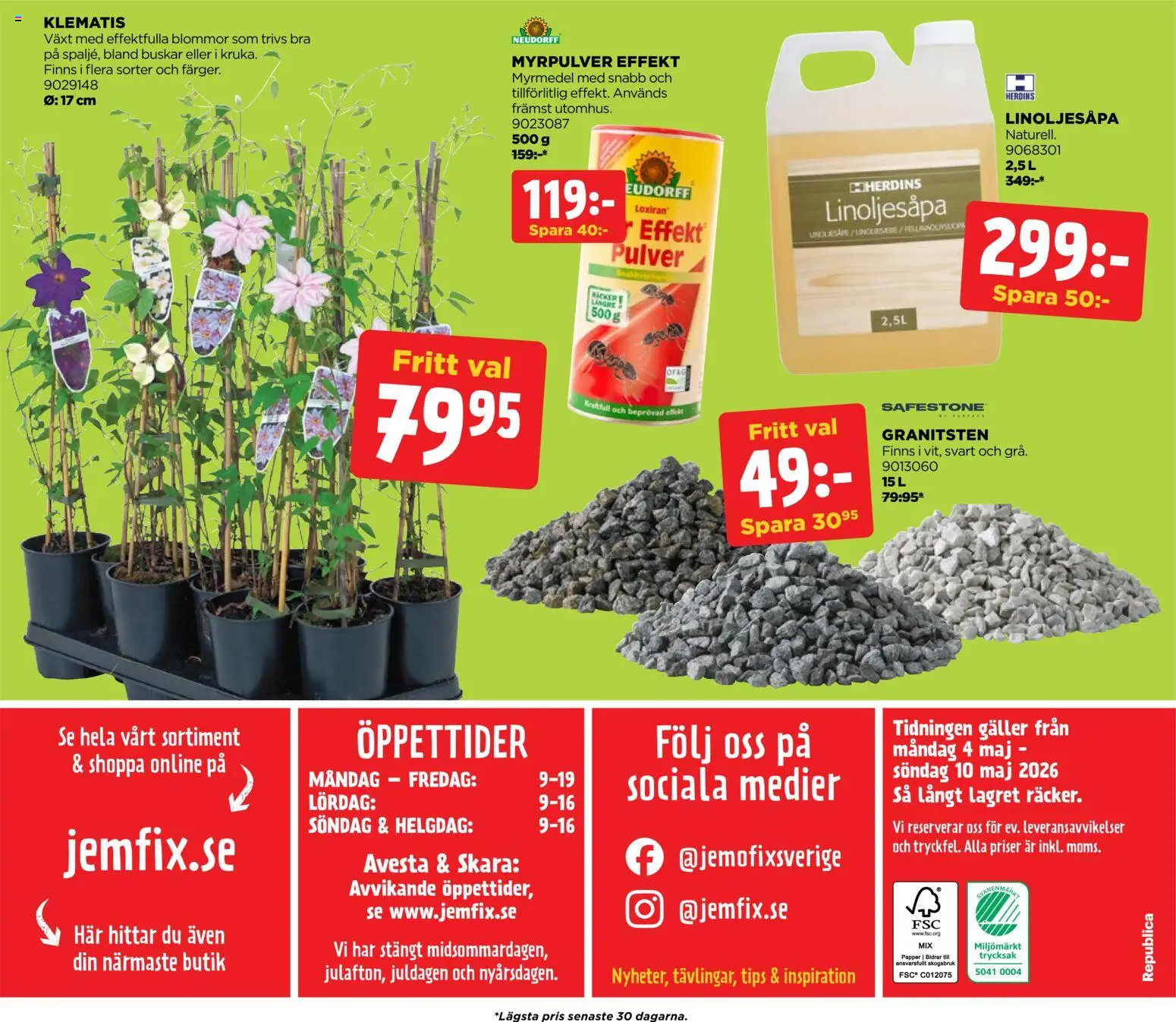 Jem & Fix reklamblad aktuell från 03.05.2026 | Sida: 20