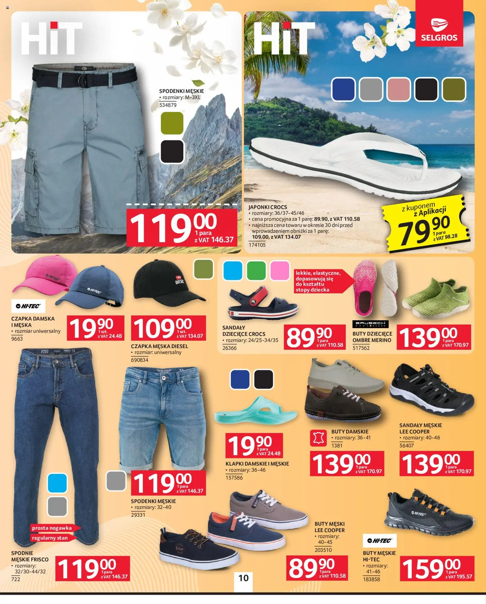 Selgros cash&carry gazetka - Oferta przemysłowa od 21.05.2026 | Strona: 12 | Produkty: Spodnie, Sandały, Japonki, Buty męskie