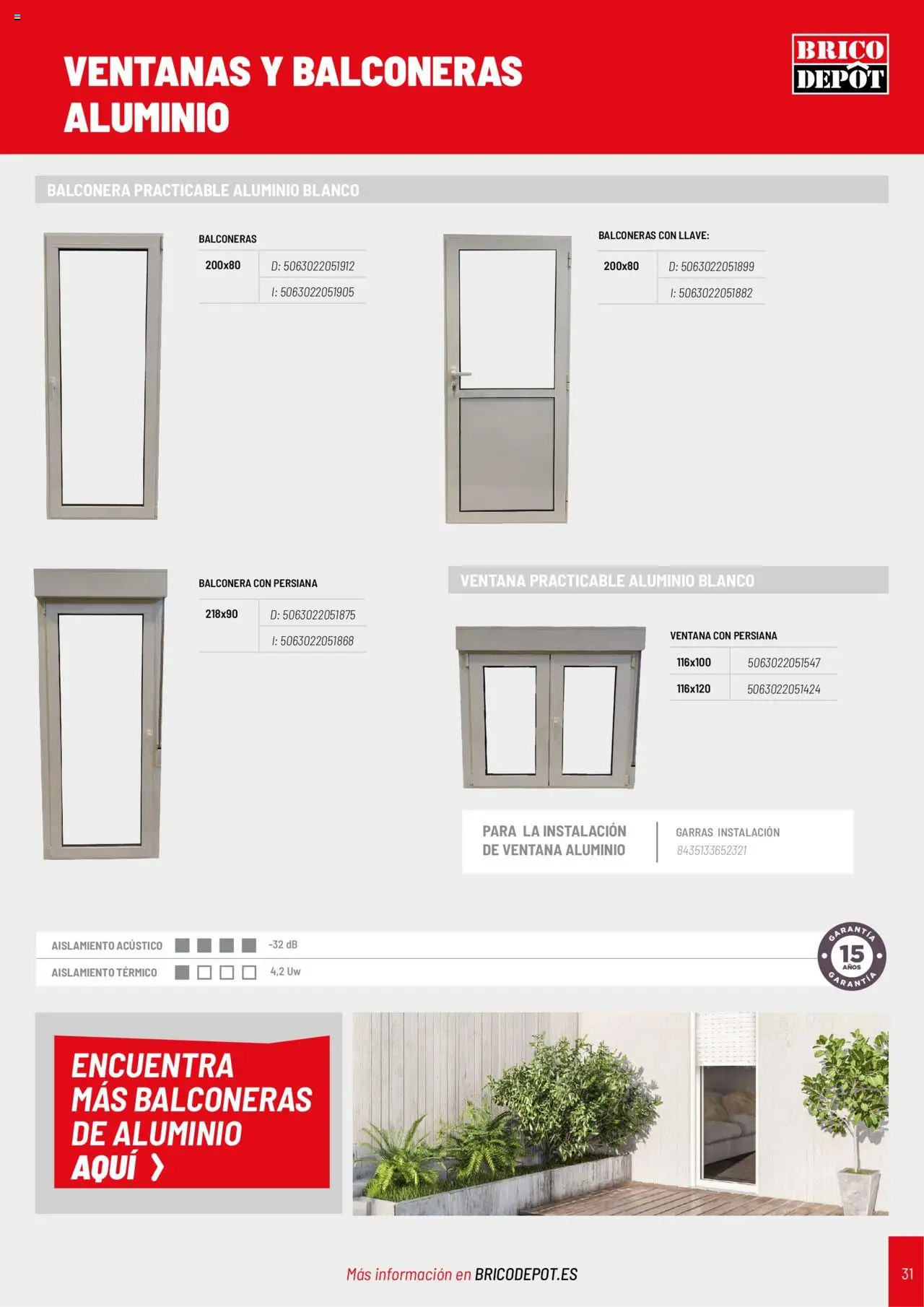 Brico Depôt Puertas y ventanas │ válido desde el 23/07/2025 | Página: 31