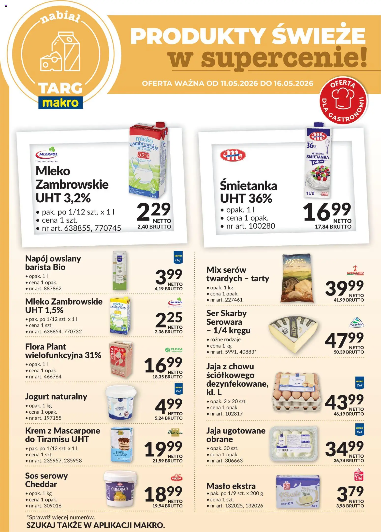 Makro gazetka - Produkty świeże w supercenie od 11.05.2026 | Strona: 3