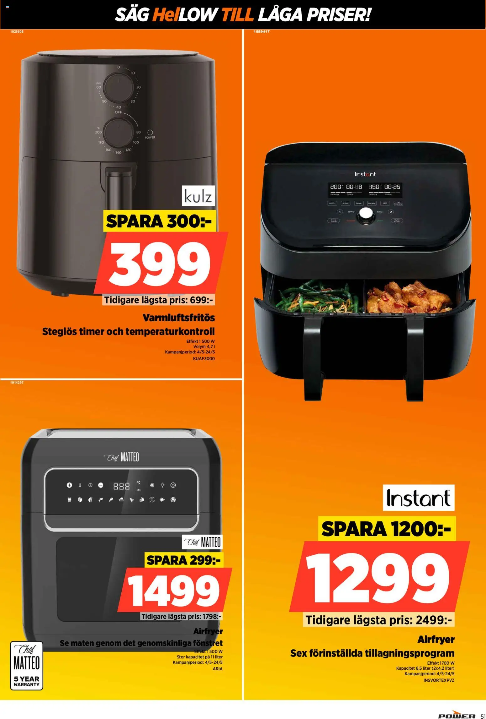 Power reklamblad aktuell från 04.05.2026 | Sida: 51