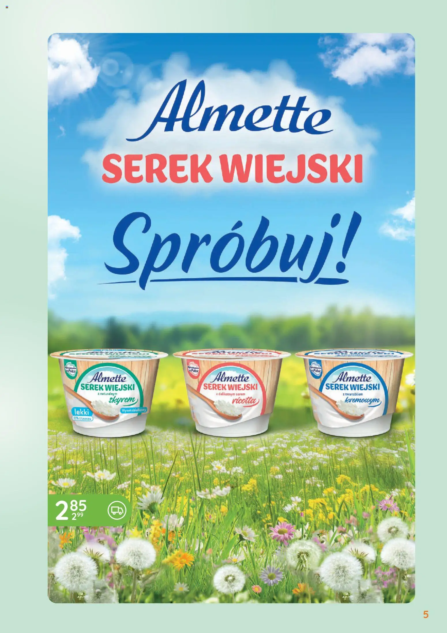 Eurocash gazetka - Oferta Handlowa od 04.05.2026 | Strona: 5 | Produkty: Serek, Serek wiejski, Ricotta