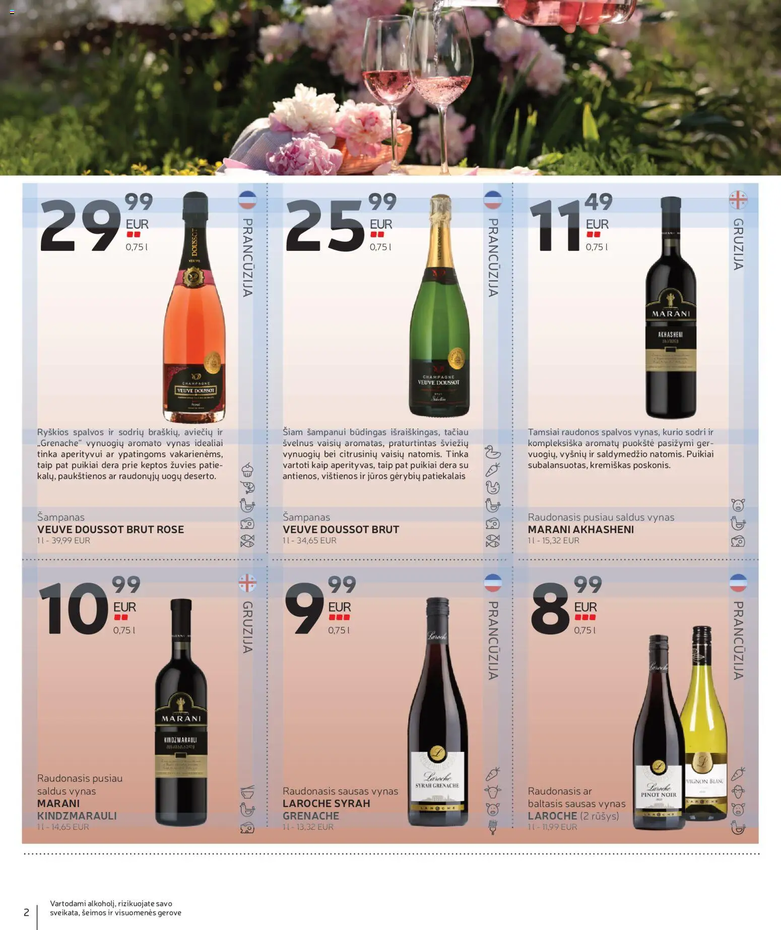 Rimi akcijos nuo 26.05.2026 | Puslapis: 2 | Prekių: Vištienos, Vynas