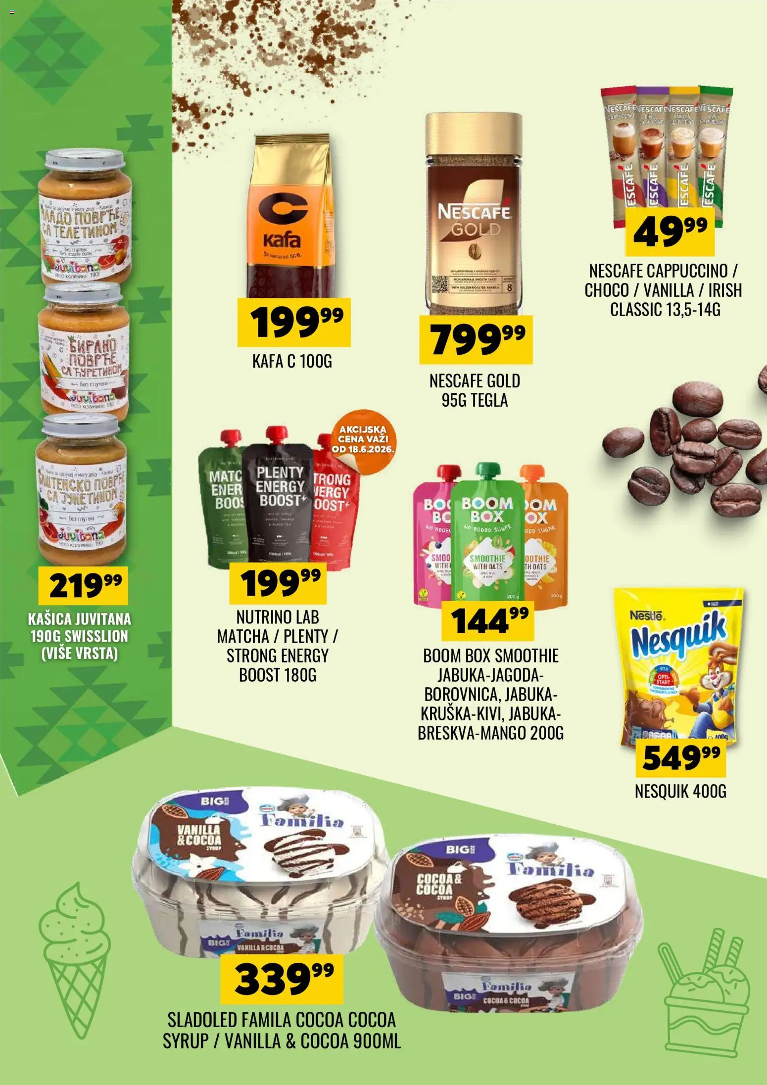 Tekijanka katalog - važi od 17.06.2026 | Strana: 4 | Proizvode: Kafa, Tegla, Nescafé, Nesquik