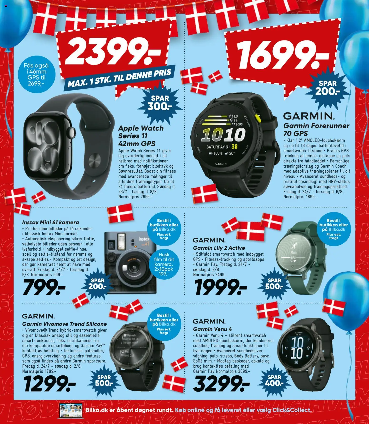 Bilka tilbudsavis – gyldig fra 24/07/2026 | Side: 18 | Produkter: Spejl, Smartphone, Søm, Smartwatch