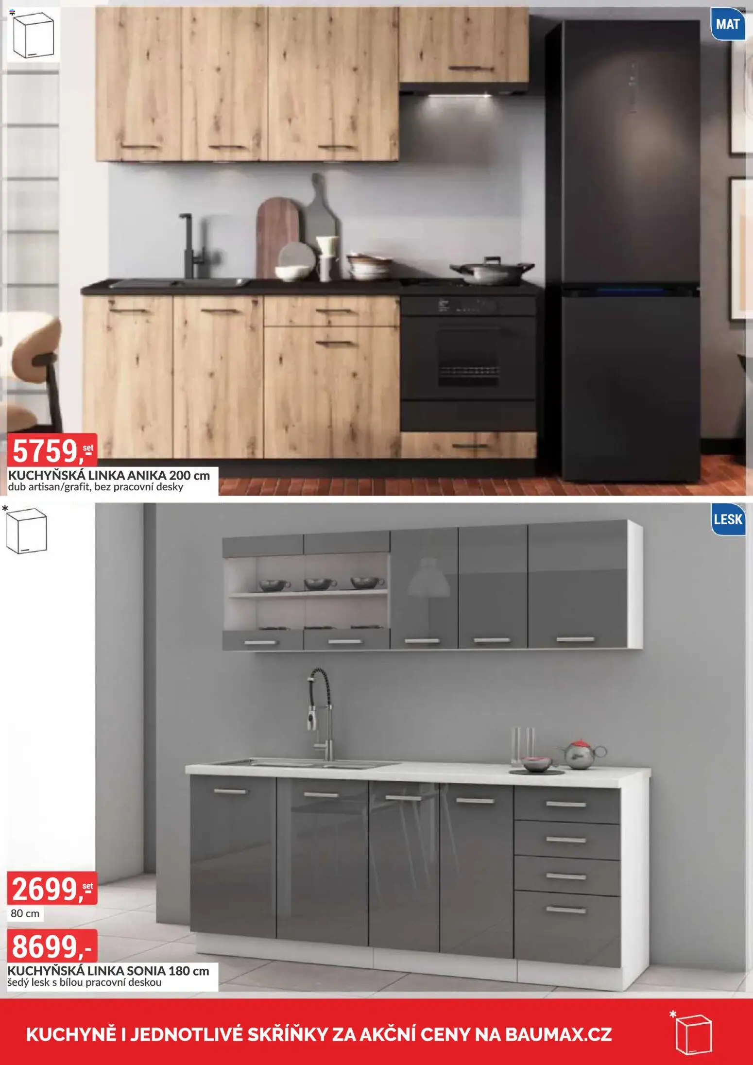 BAUMAX leták - Zaridte si bydlení podle sebe – vybírejte z tisícu produktu! od 01.11.2026 | Strana: 10 | Produkty: Kuchyňská linka, Desky, Kuchyně