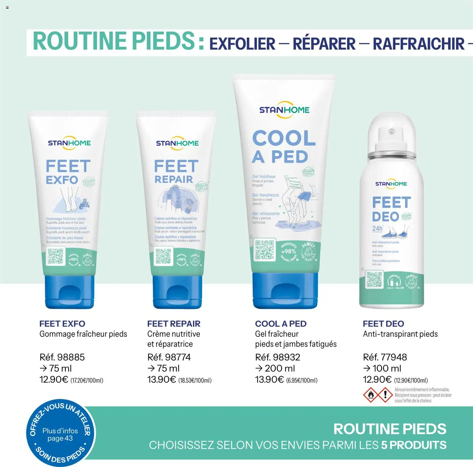 {H1} | Page: 35 | Produits: Gommage, Soin des pieds, Crème