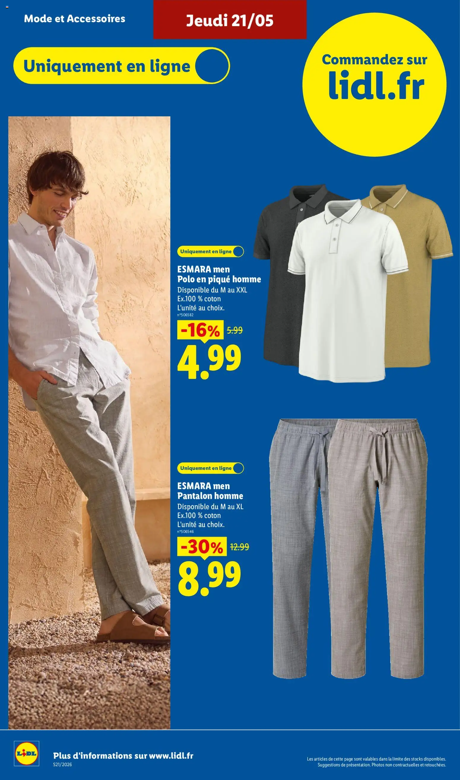 {H1} | Page: 46 | Produits: Polo, Coton, Pantalon