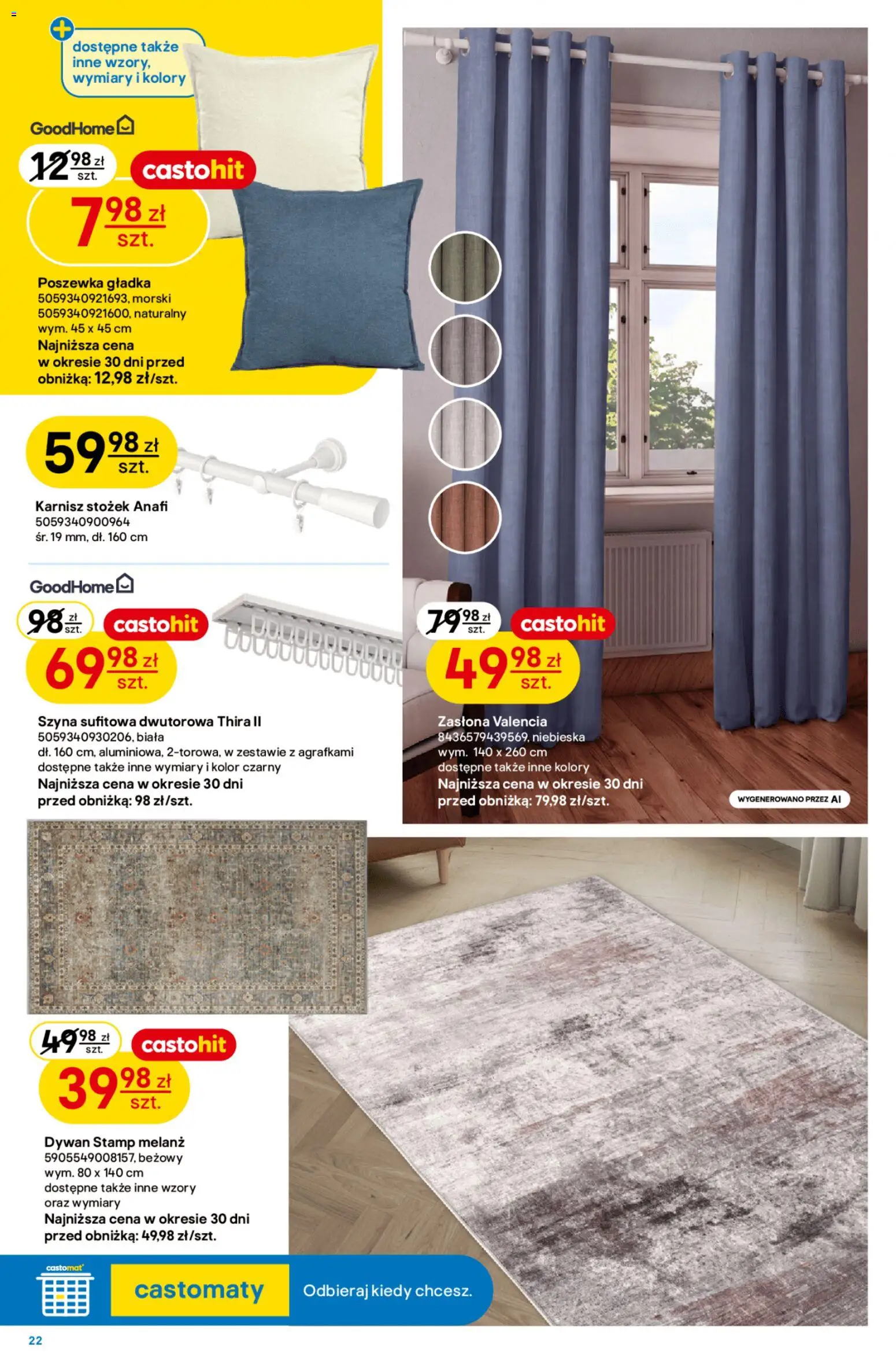 Castorama gazetka od 30.09.2026 | Strona: 22 | Produkty: Dywan