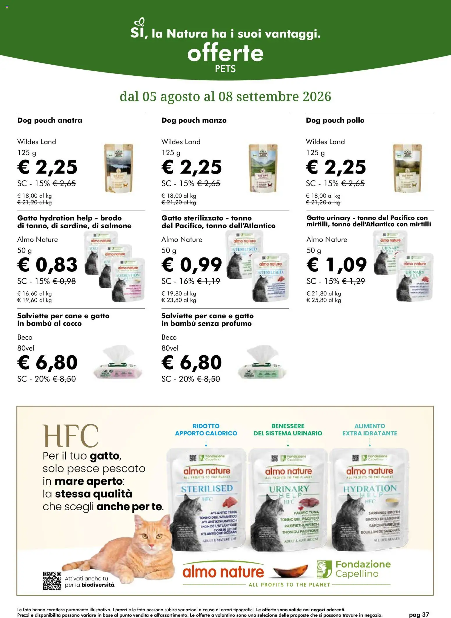 Volantino Natura Sì del 05/08/2026 | Pagina: 37