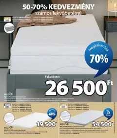 WELLPUR GULEN fehér fekvőbetét, 8 cm vastag fekvőbetét, magja bambusz szénnel kevert AIR memory habszivacs. Bambusz szénnel kevert AIR memory habszivacsot tartalmazó steppelt huzattal. A huzatot GREENFIRST® biocid dal kezelték. 80x200 cm 89900 Ft - amely érvényes a következő dátumtól: 2026.07.01. | Oldal: 13