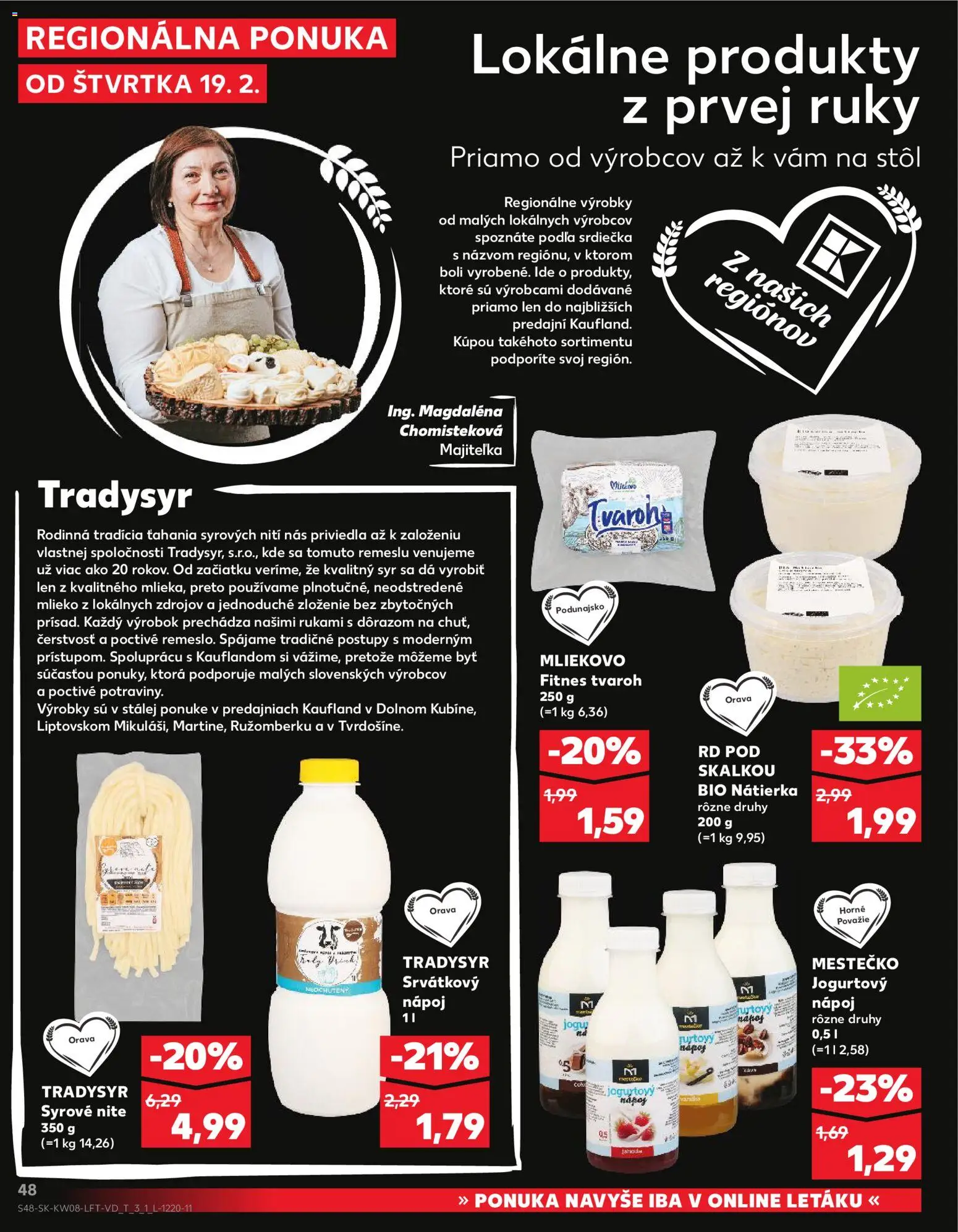 Kaufland SK akciós ujság - amely érvényes a következő dátumtól: 2026.02.19. | Oldal: 48