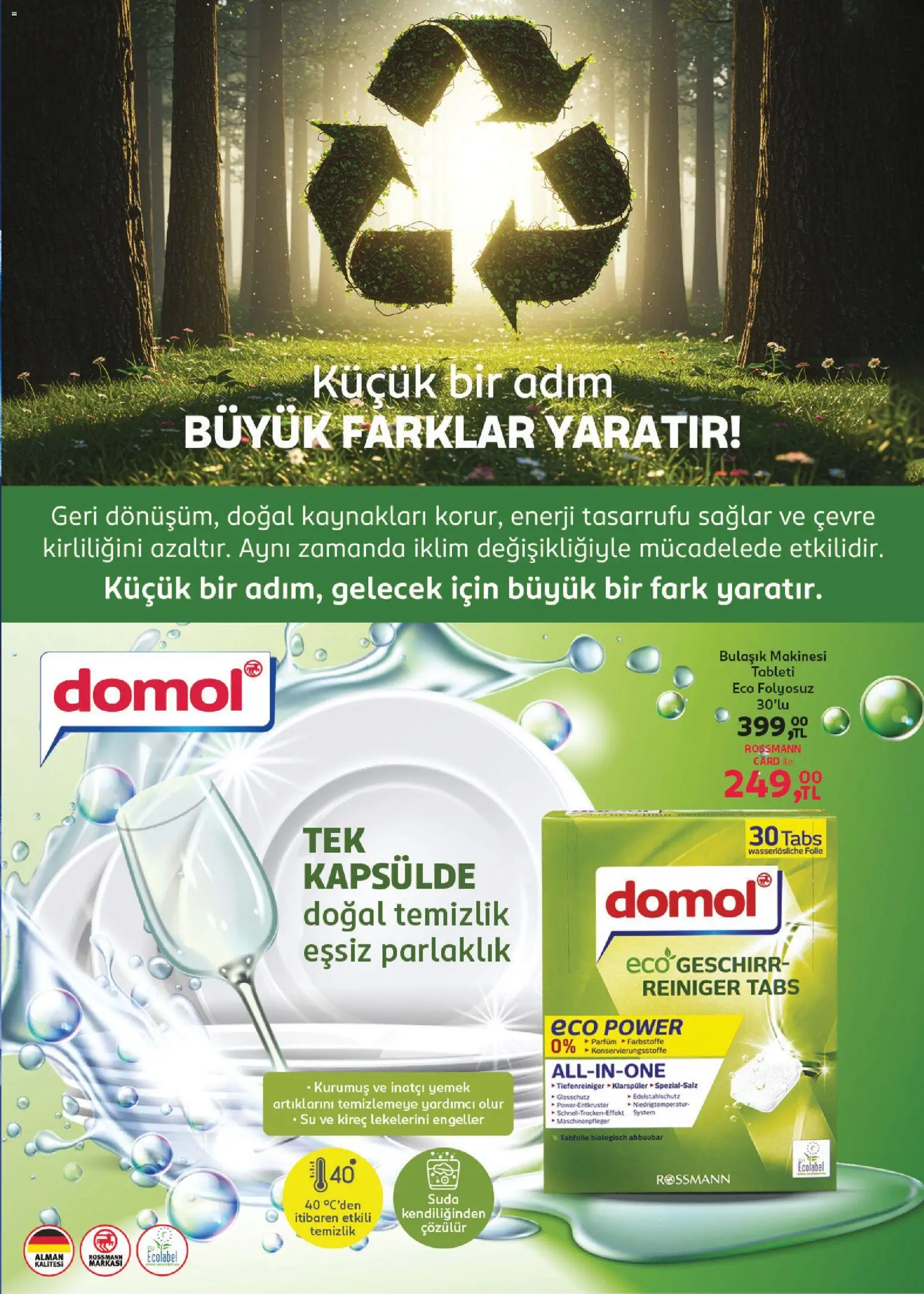 Rossmann - Mayıs Ev & Yaşam Kataloğu - 30.04.2026 tarihinden itibaren geçerlidir | Sayfa: 5 | Ürünler: Su, Bulaşık makinesi