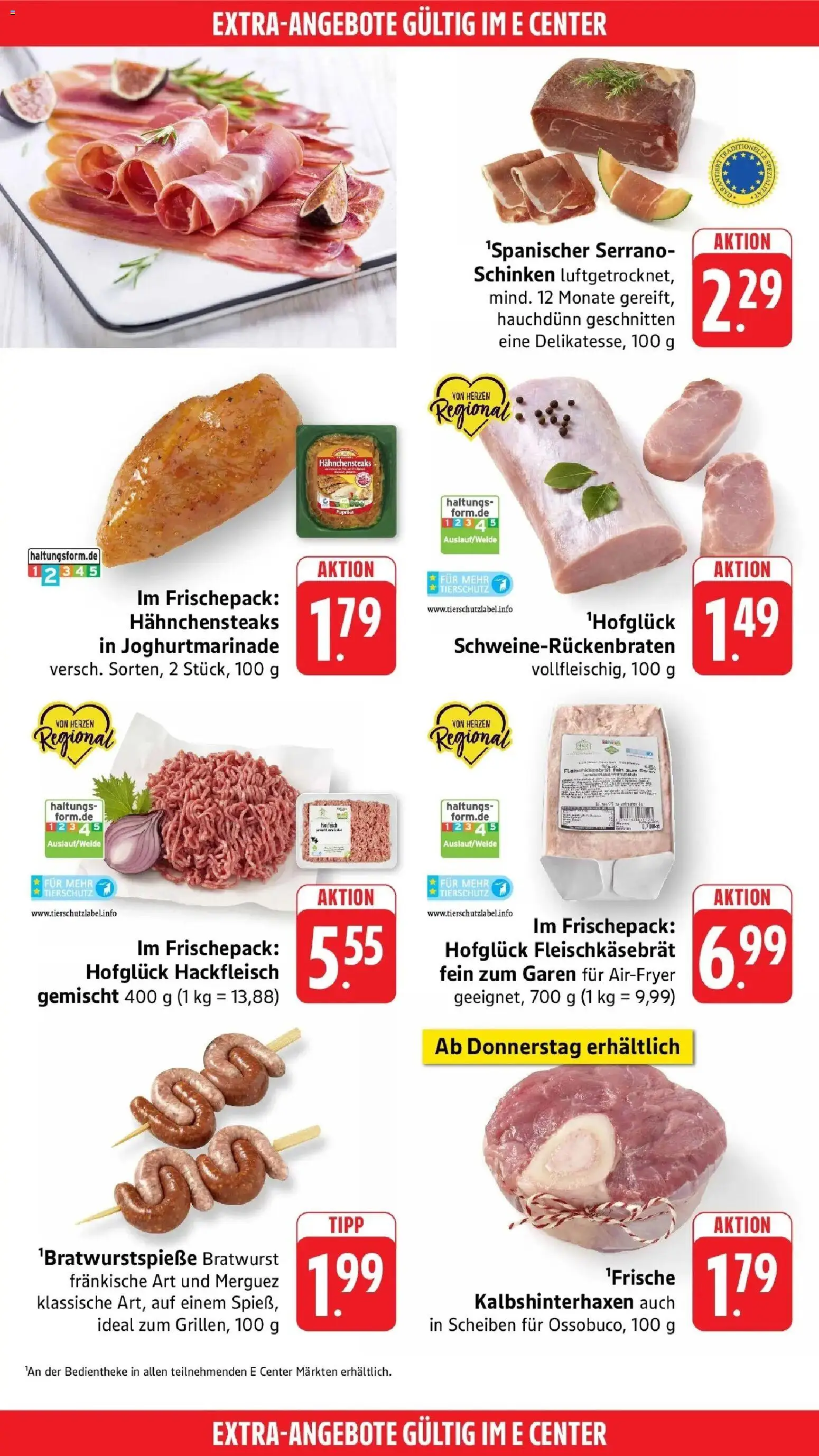 Edeka prospekt Heppenheim – gültig ab 13.07.2026 | Seite: 48 | Produkte: Bratwurst, Paprika, Schinken, Hackfleisch