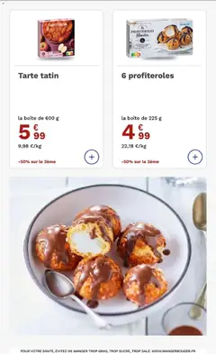 Picard - Prévisualisation de Picard catalogue valide à partir de 12/10/2026 | Page: 11 | Produits: Tarte, Profiteroles