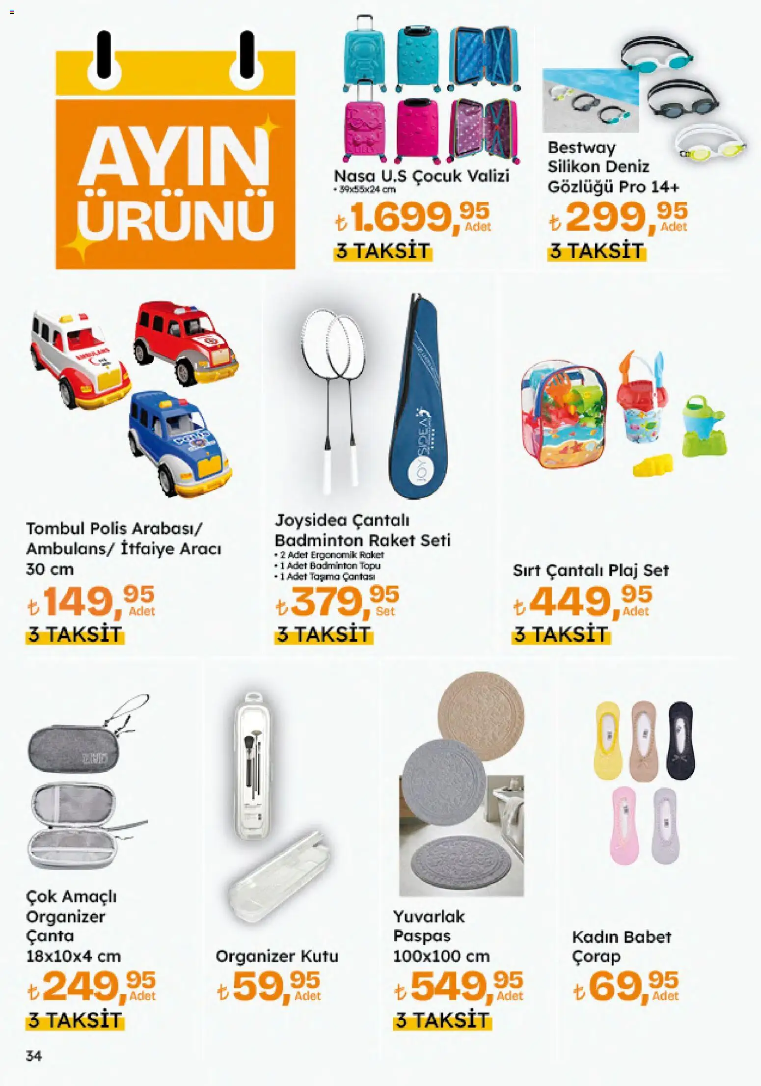 Migros Katalog - Migroskop - 04.06.2026 tarihinden itibaren geçerlidir | Sayfa: 153 | Ürünler: Kutu, Paspas, Çorap, Çanta
