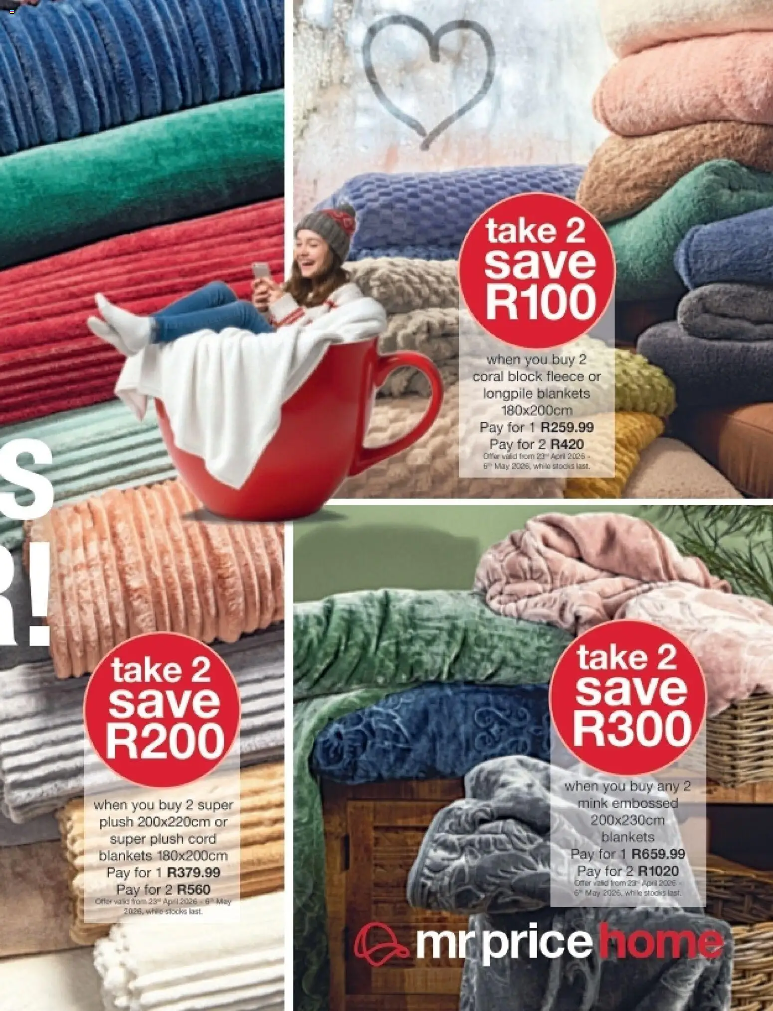 New MRP Home catalogue – valid from 23.04.2026 | Page: 7 | Products: Blankets